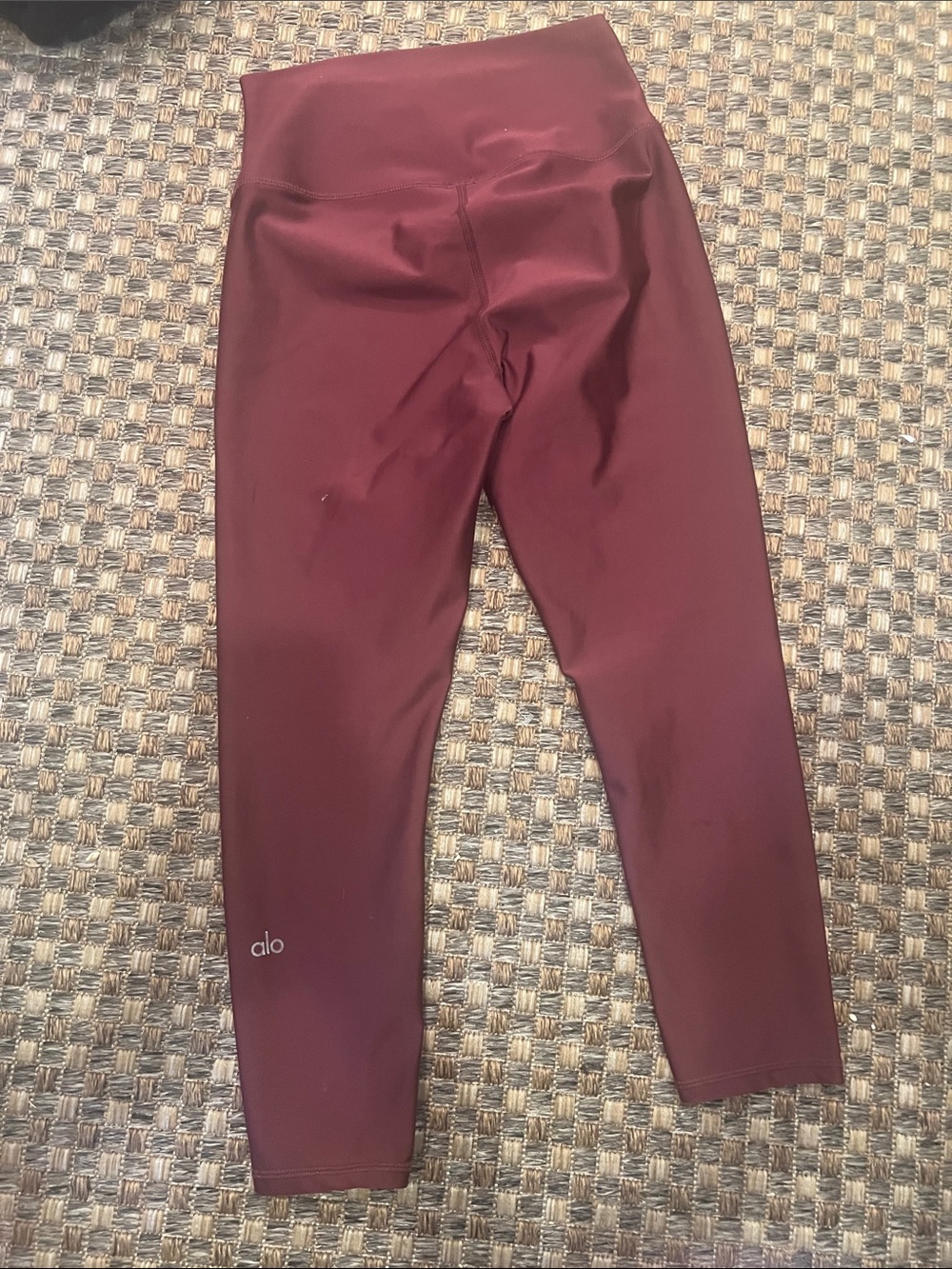 Alo High-Rise Leggings in Burgundy med
